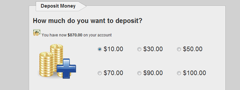 Deposit script